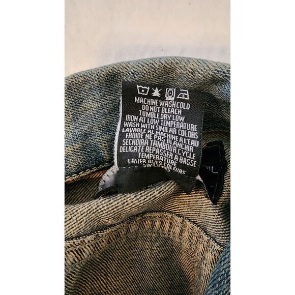 Boulder Trail Outfitters Womens Denim Jacket M/M Medium 100% Cotton Button-Up Cl - Picture 4 of 6